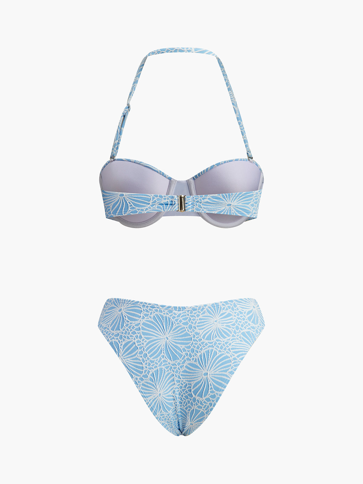 Lace Bikini Set with Detachable Straps