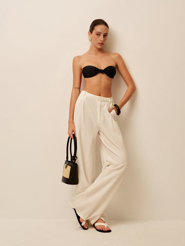 Düğümlü Bandeau Bikini Takımı