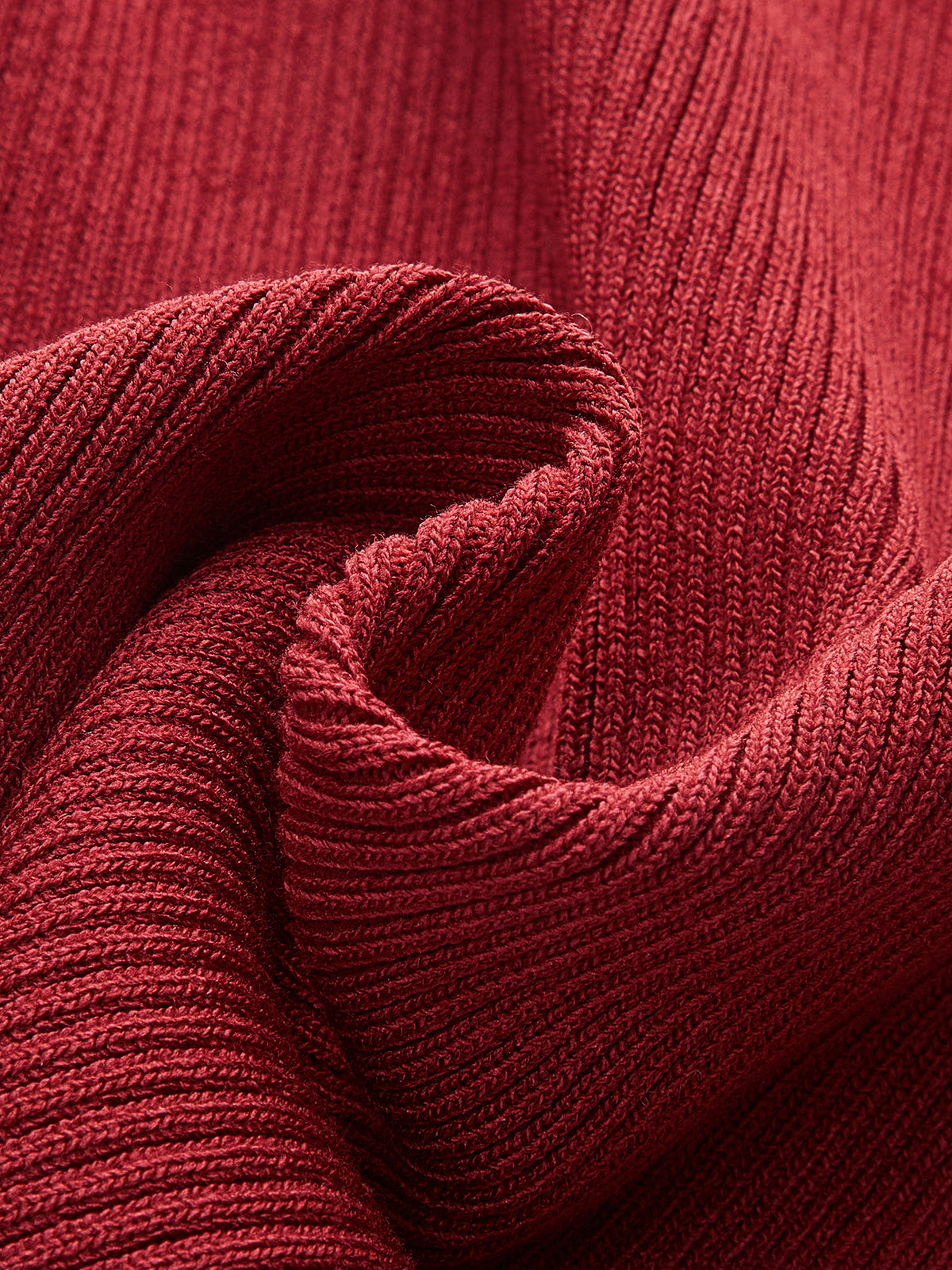 Gerippter, geknöpfter dünner Cardigan