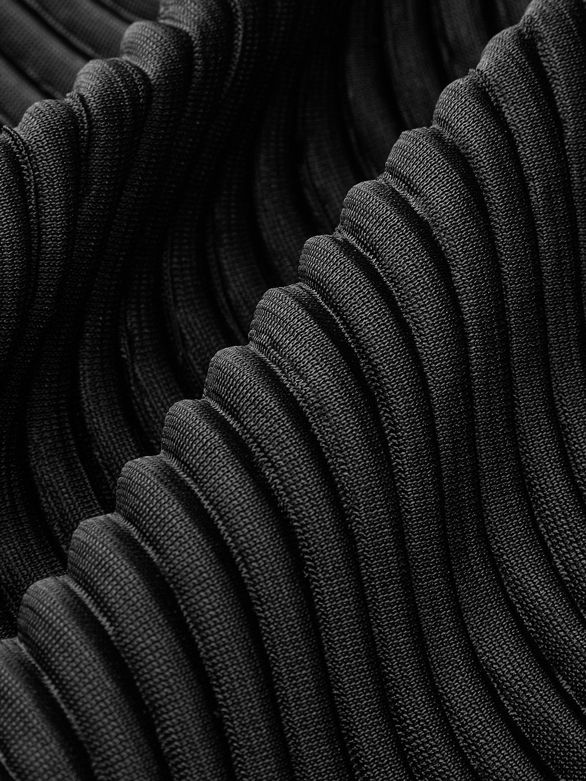 Ruffled Buttoned Pleated Blouse