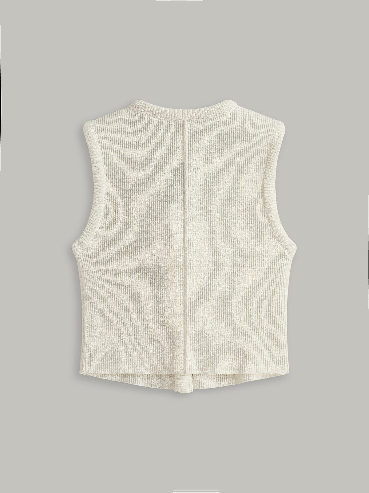 Button-front Sweater Vest