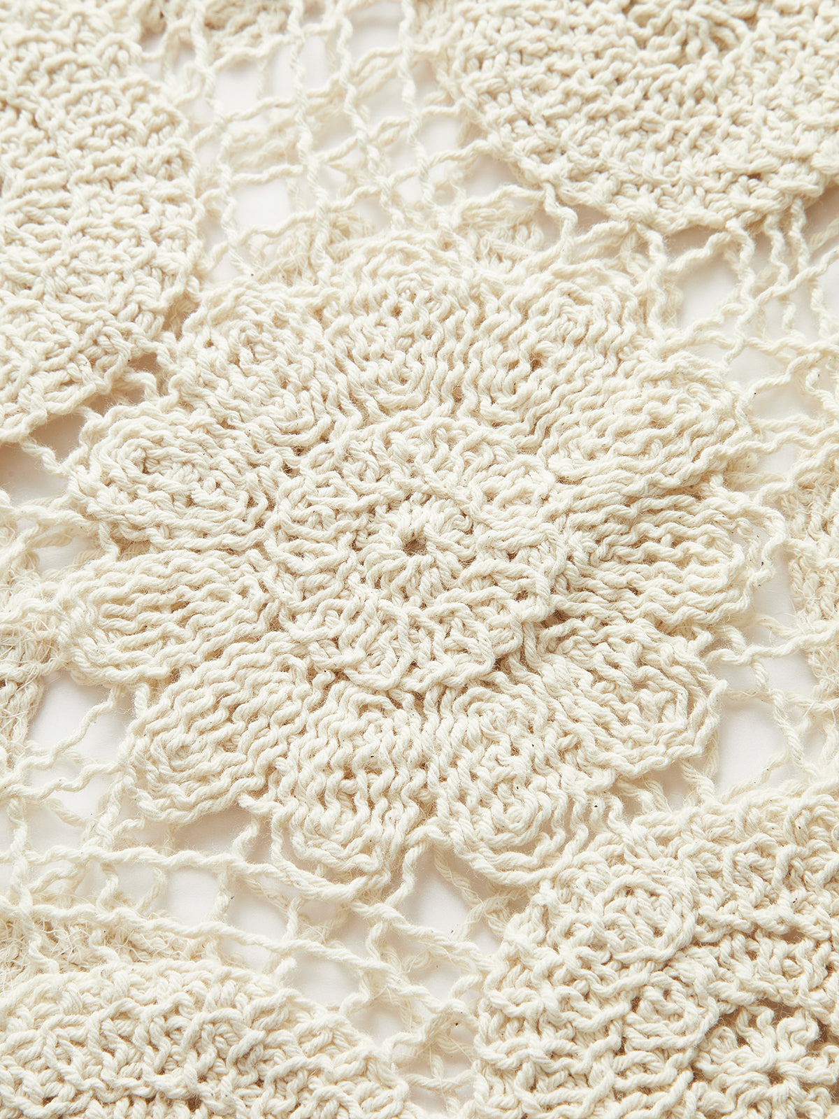 Ärmellose Strickweste aus Baumwolljacquard
