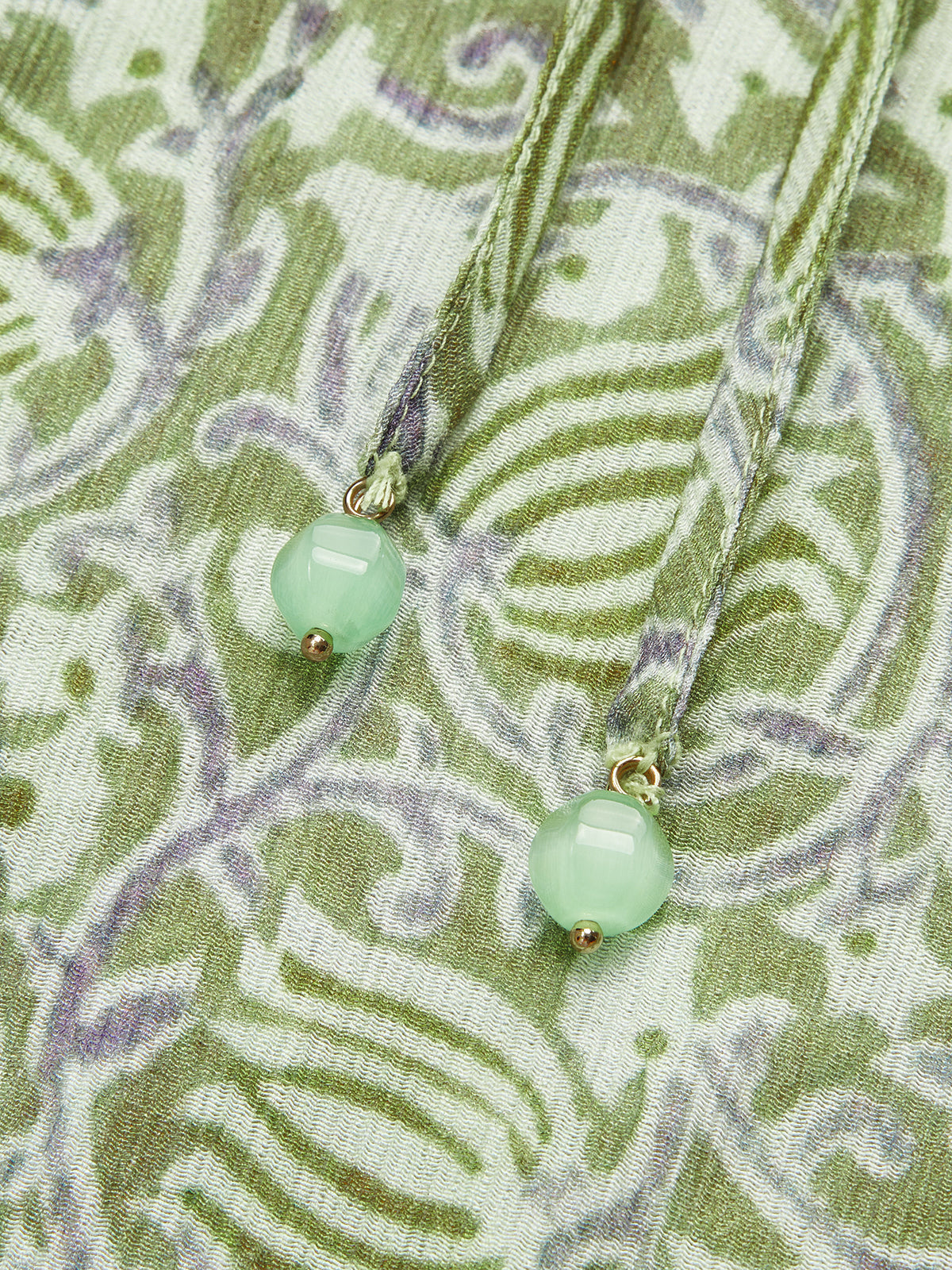 Bluse mit Rüschen und Blumenmuster