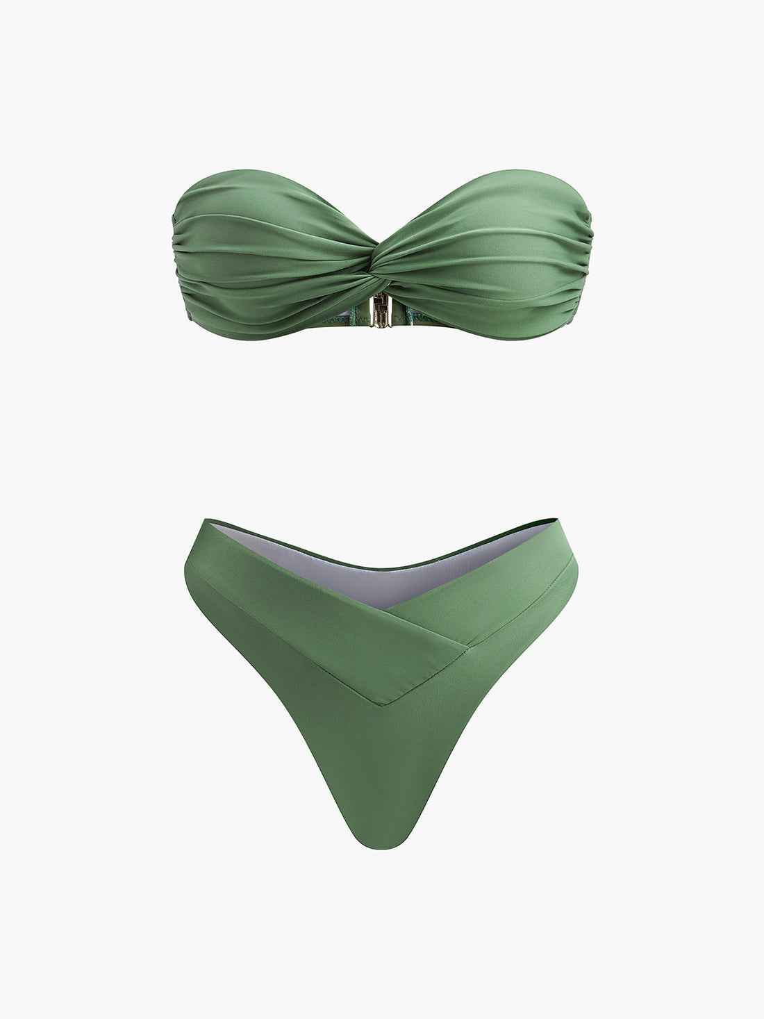 Twist Bandeau Bikini-Set