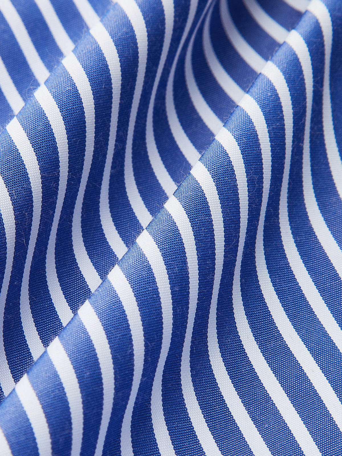 Striped Asymmetrical Draped Blouse