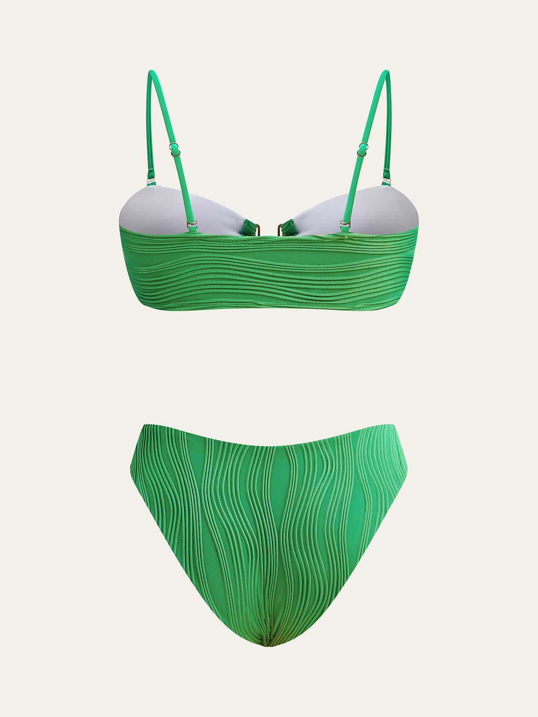 Bikini-Set mit Struktur