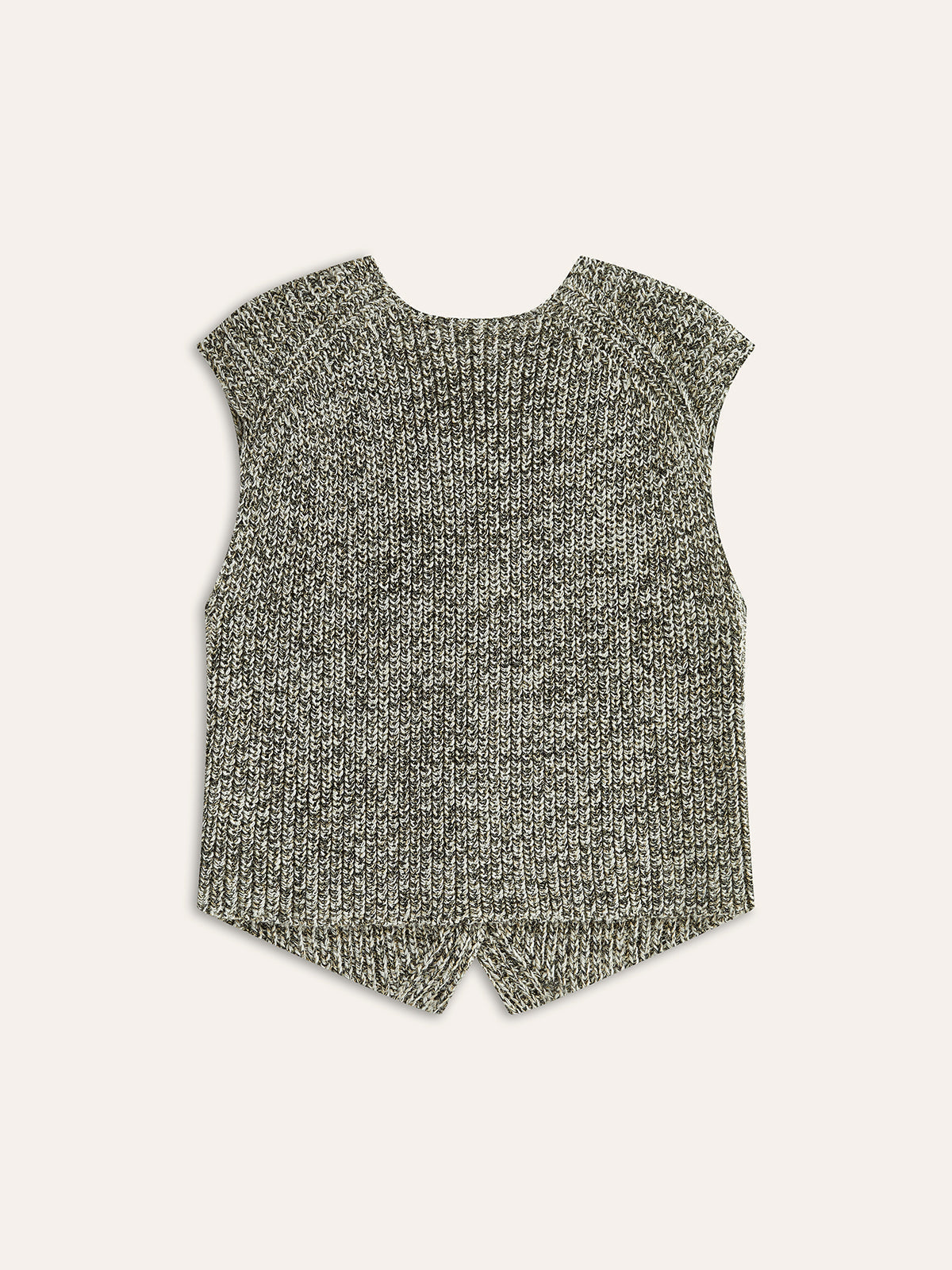 Strickweste mit Knöpfen