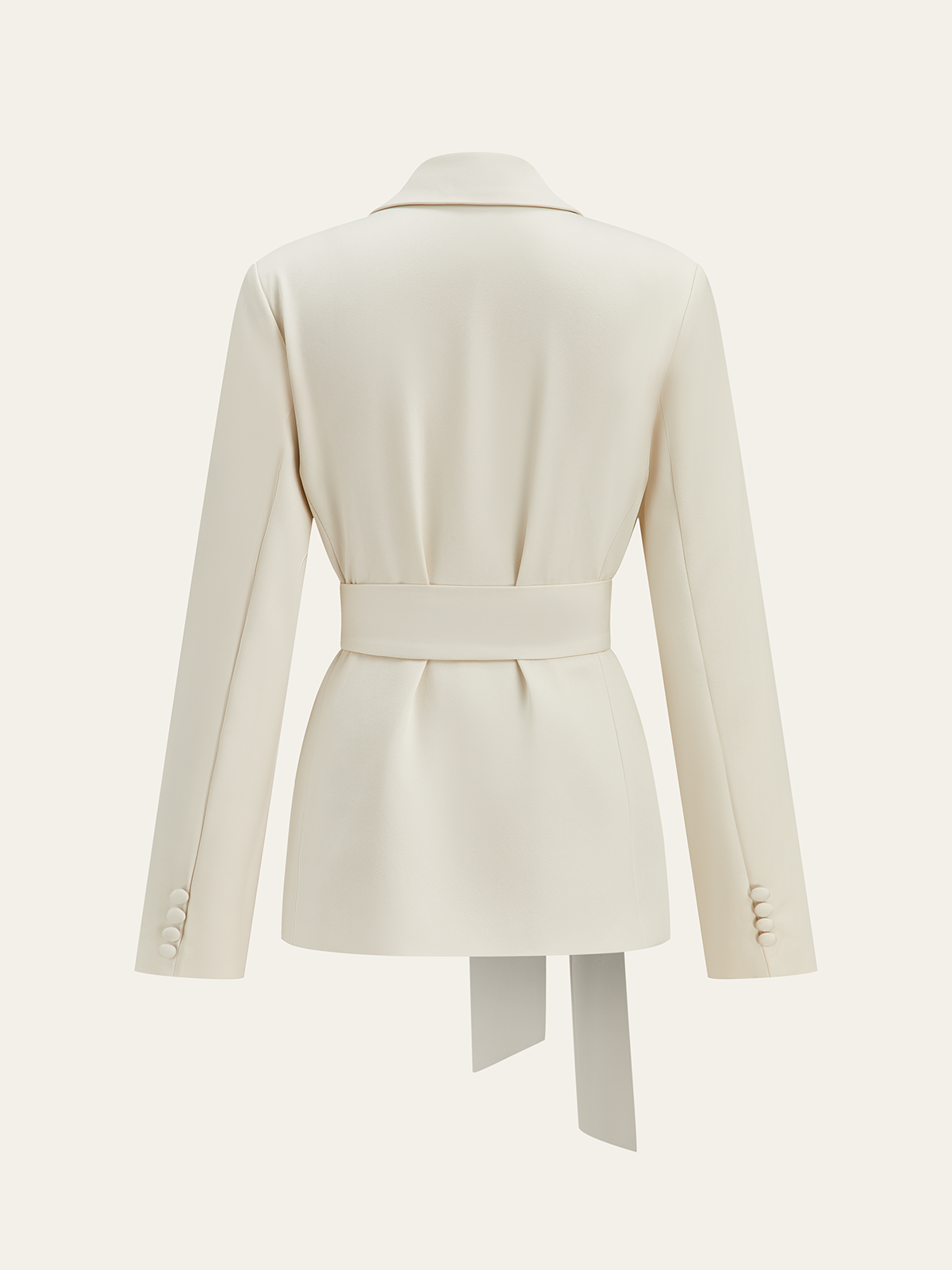 Uzun Kollu Kemerli Blazer