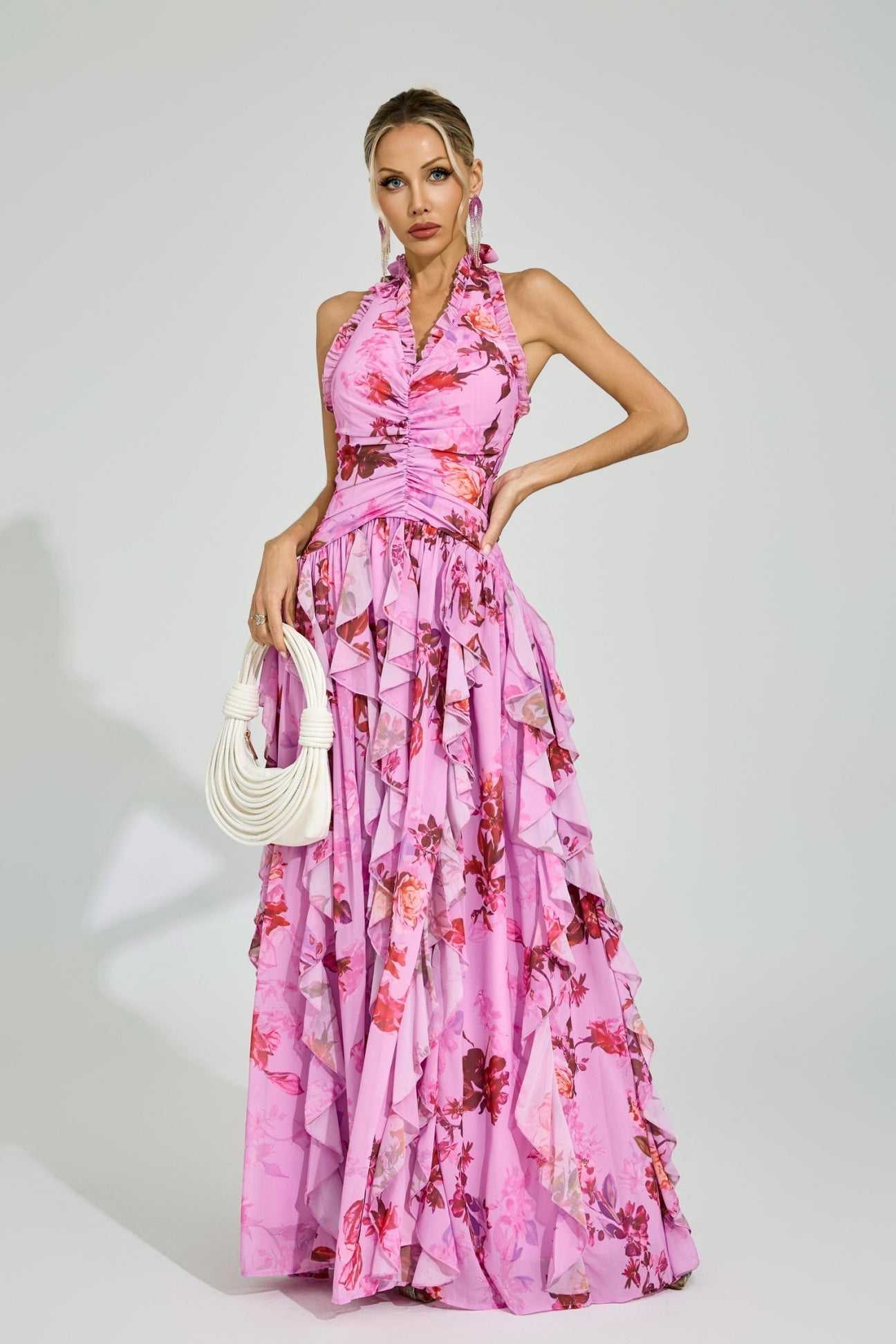 Riviera Bloom Maxikleid 