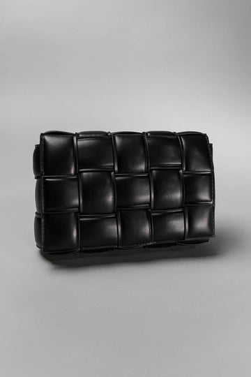 Geometric shoulder bag - Black