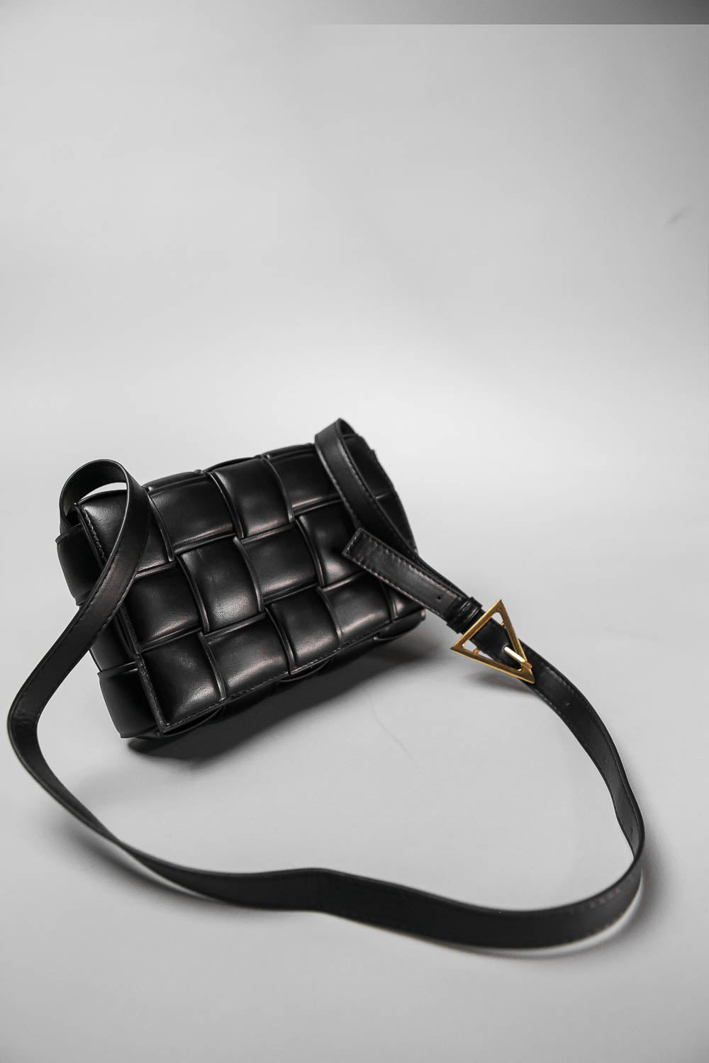 Geometric shoulder bag - Black