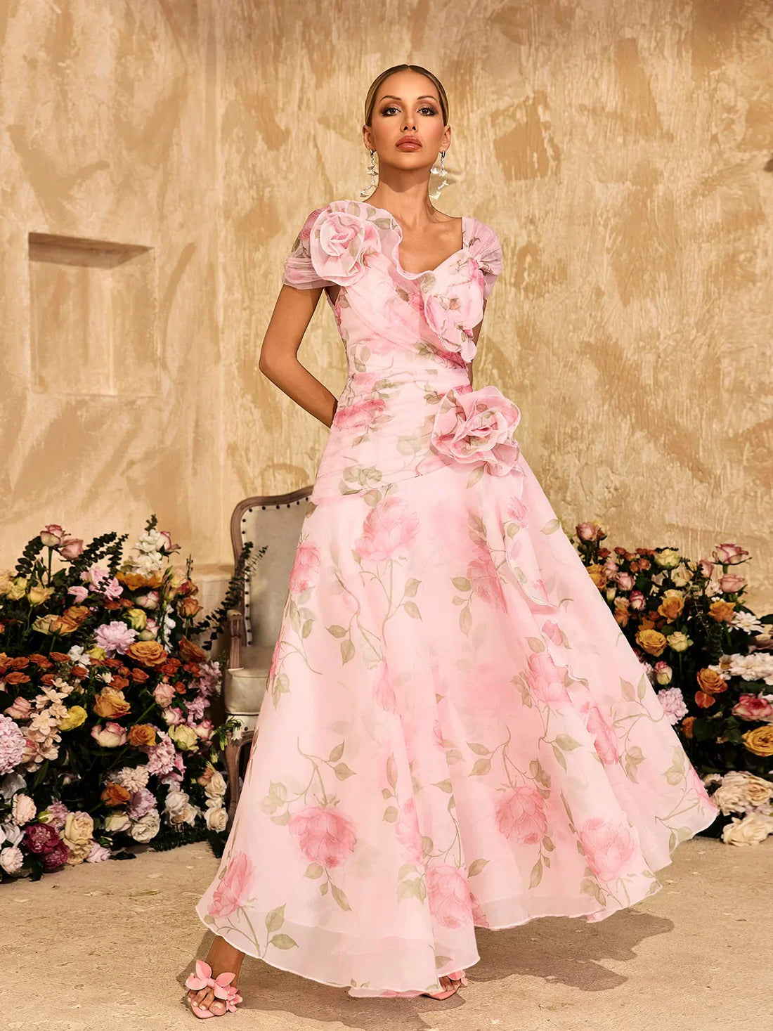 Rosalie Garden Maxikleid