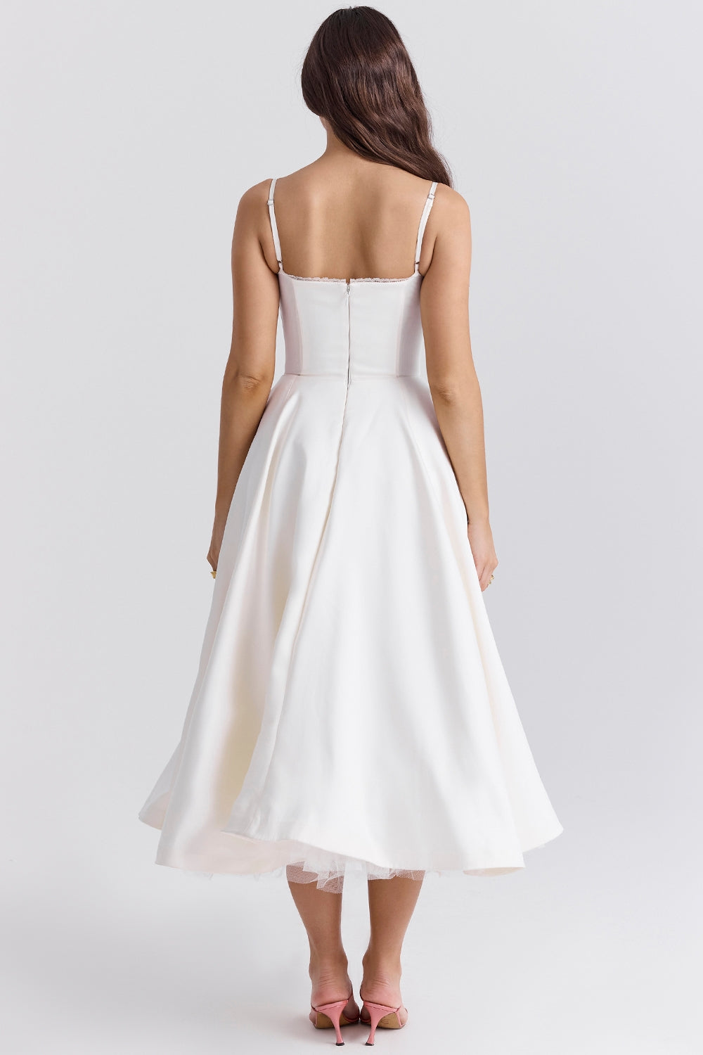 Mademoiselle Midikleid - Elfenbein 