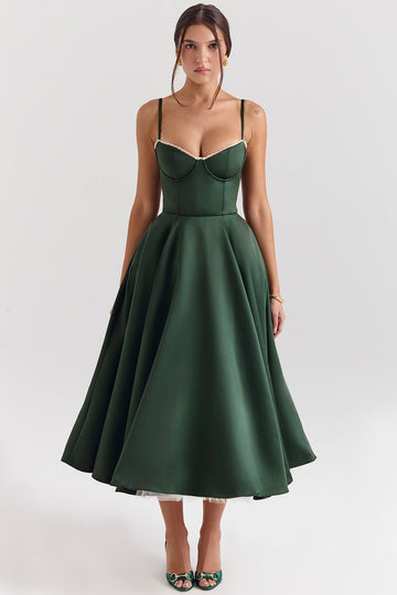 Mademoiselle Midikleid - Grün 