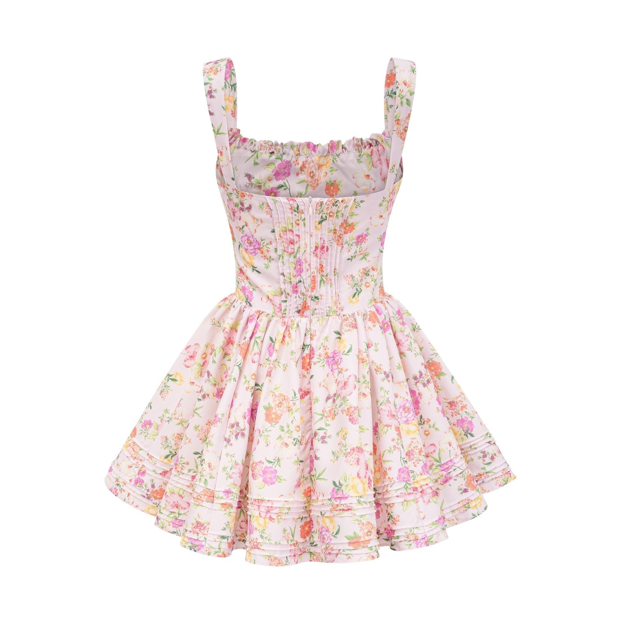 Parl Floral Patterned Cotton Mini Dress