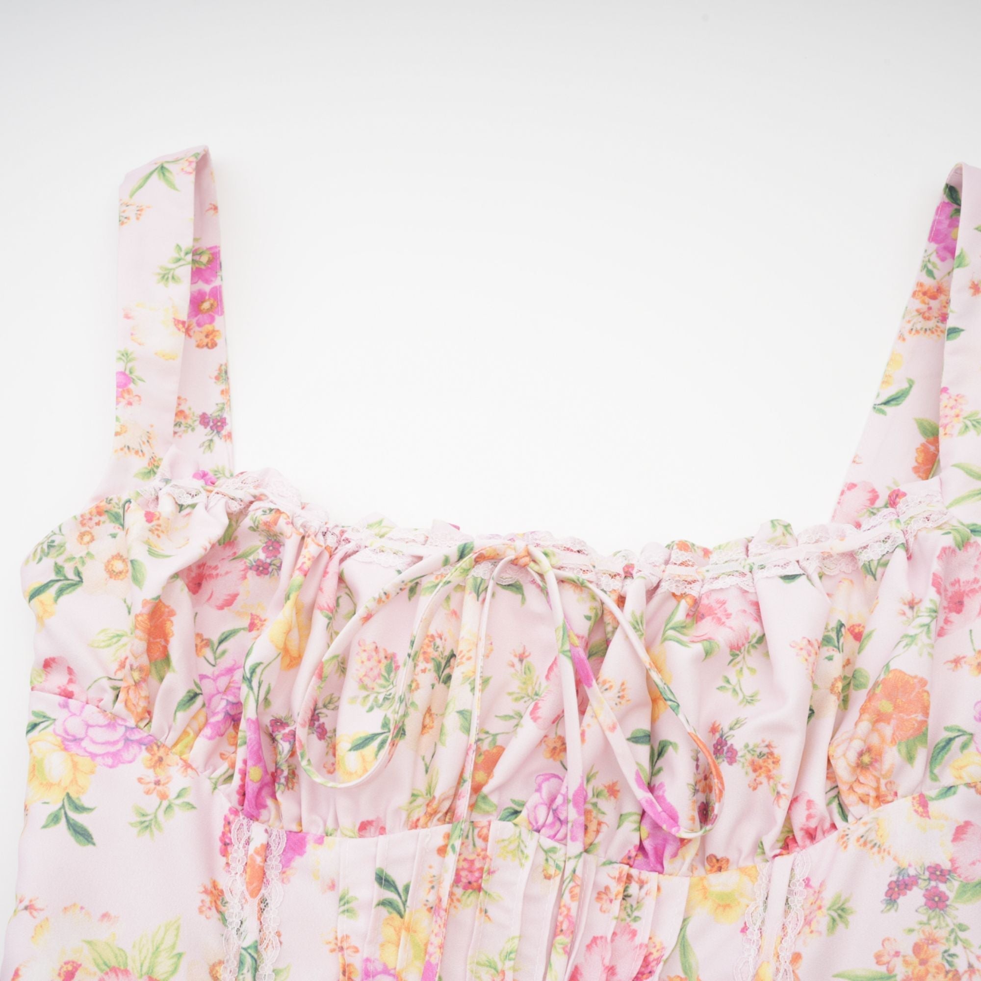 Parl Floral Patterned Cotton Mini Dress