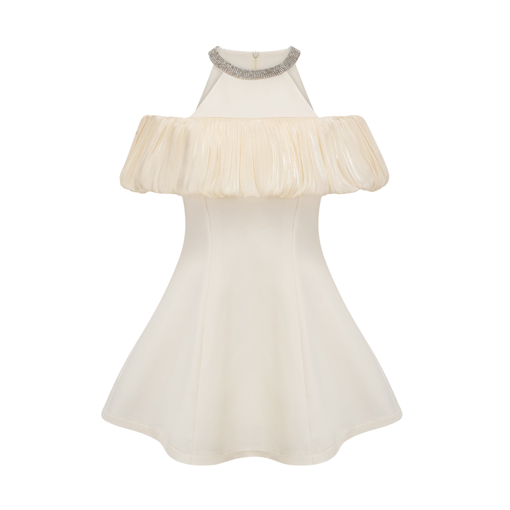 Joséphine Crystal Embellished Sleeveless Mini Dress