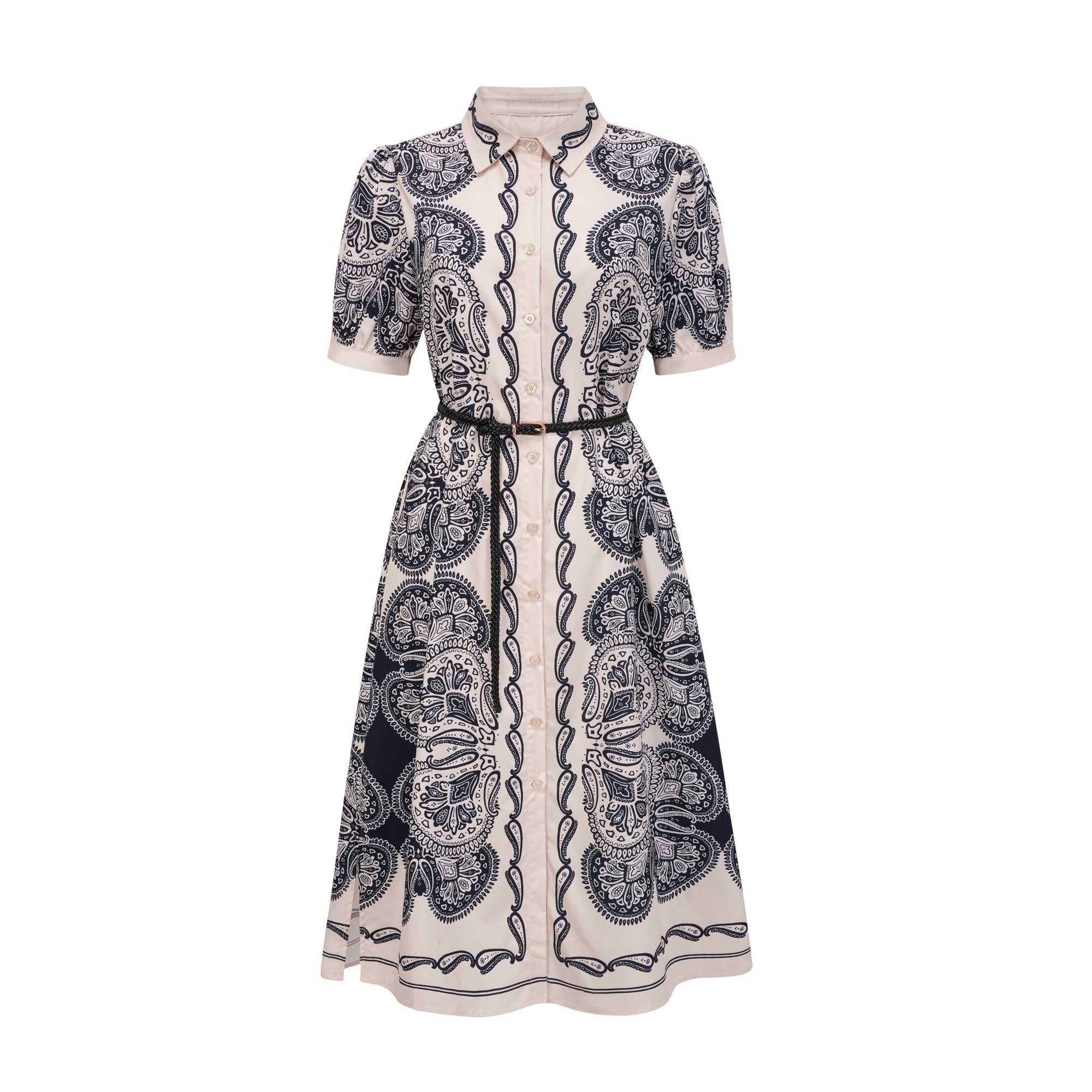 Désirée Color Block Pattern Printed Mini Dress