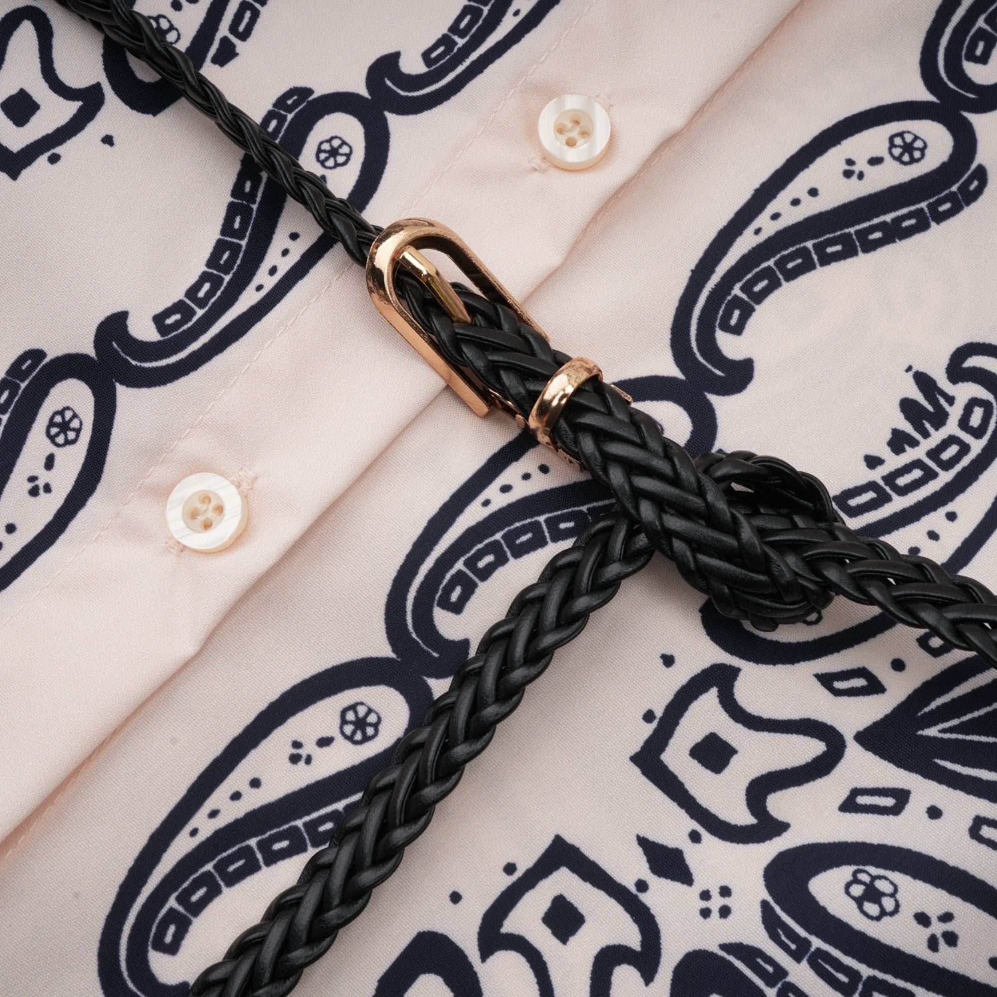 Désirée Color Block Pattern Printed Mini Dress