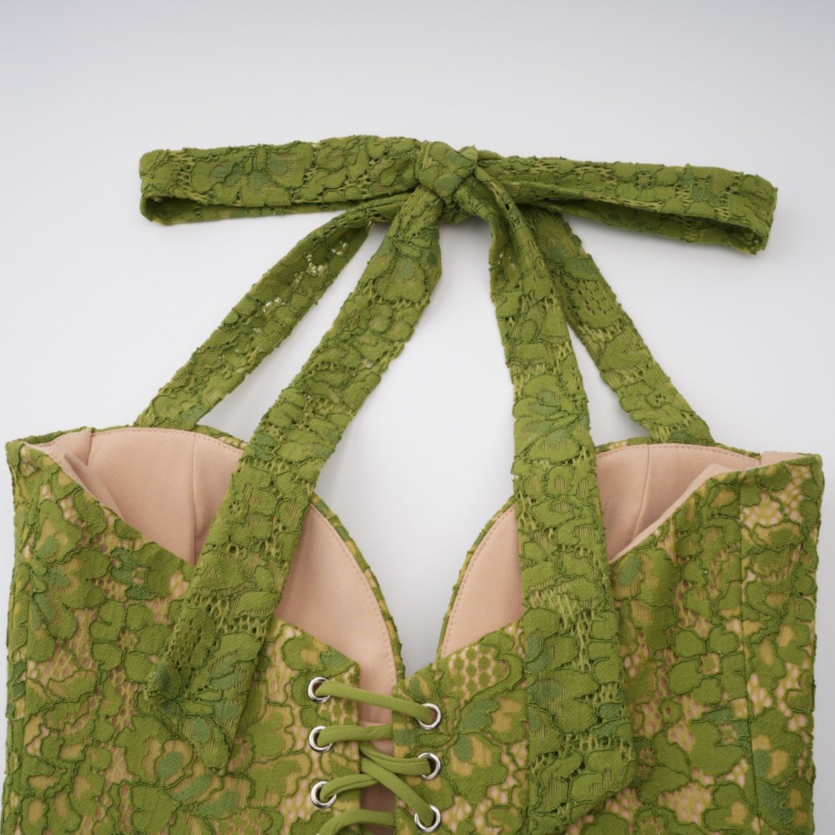 Emerald Korse Maxi Elbise