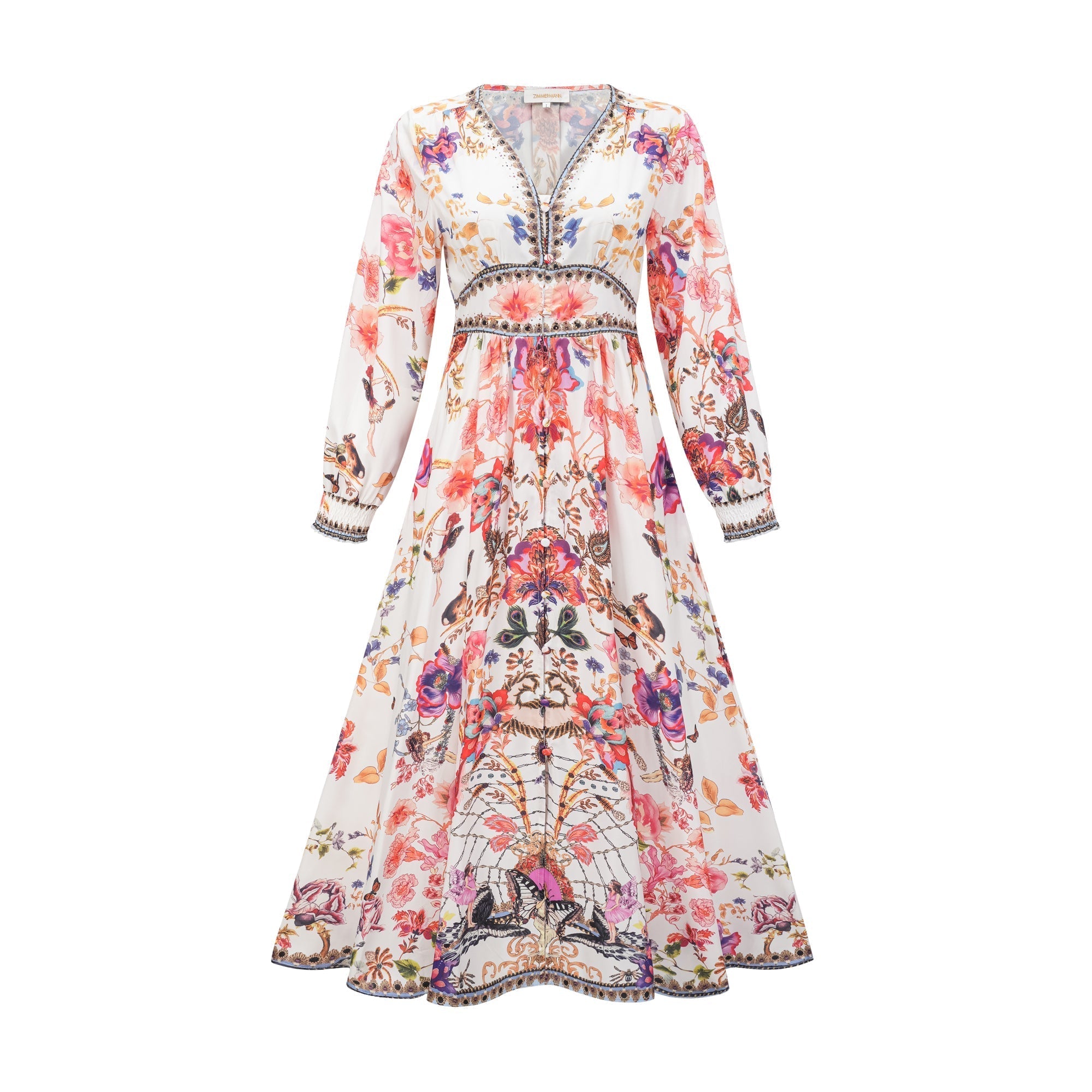 Airina Floral V-Neck Maxi Dress