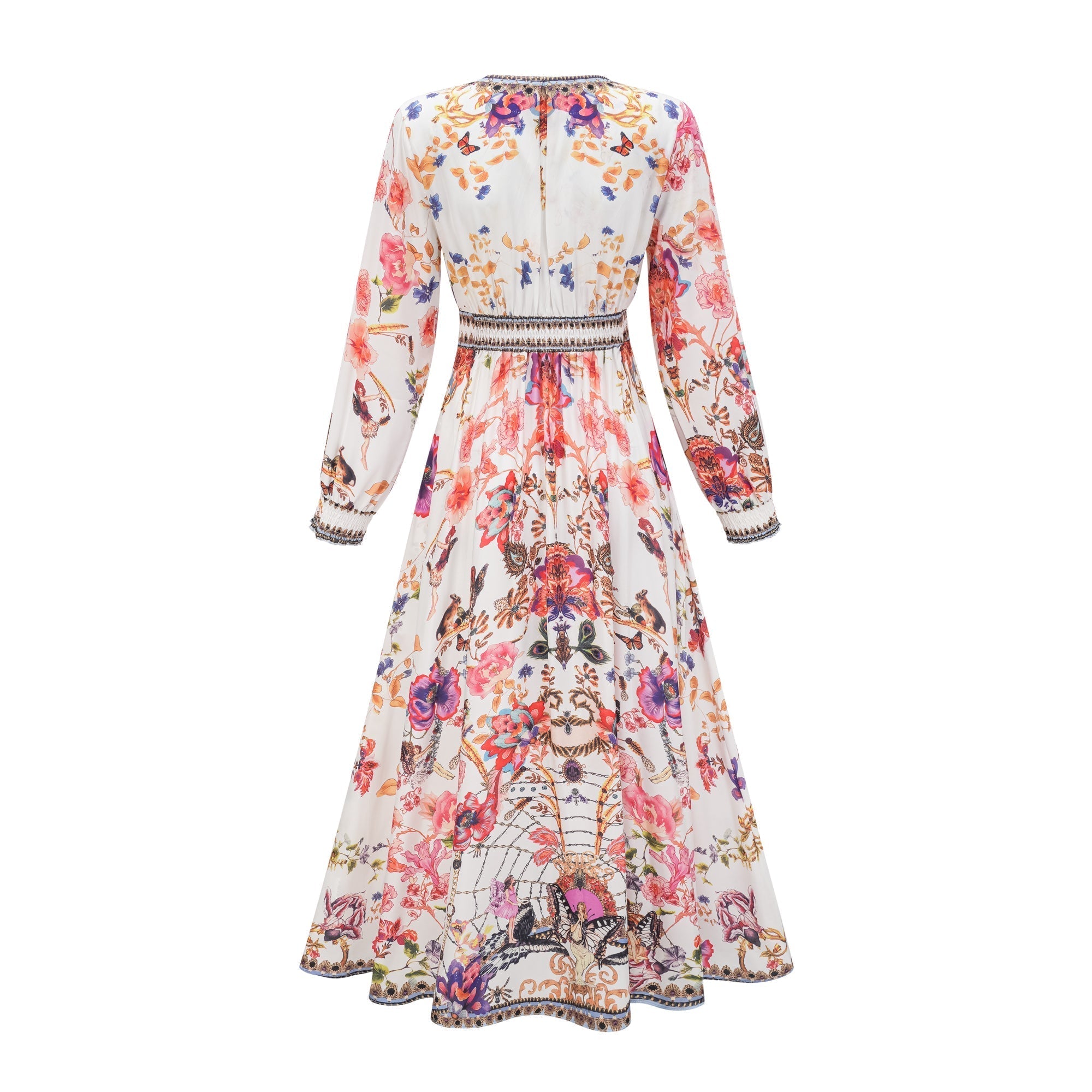 Airina Floral V-Neck Maxi Dress