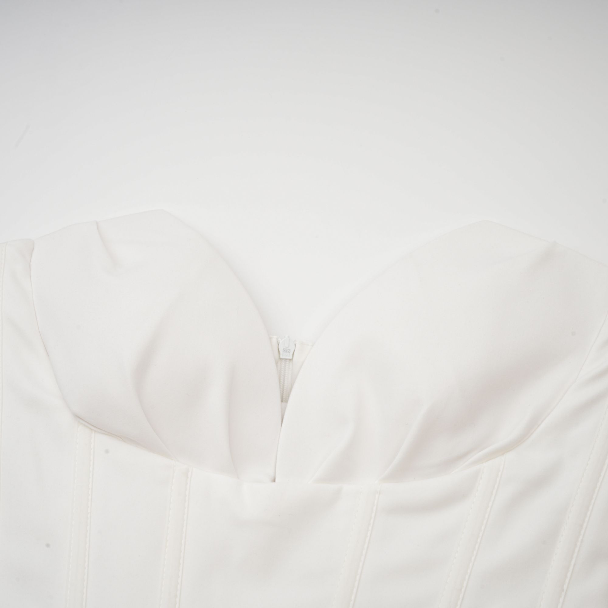 Katherine schulterfreies Korsett-Midikleid