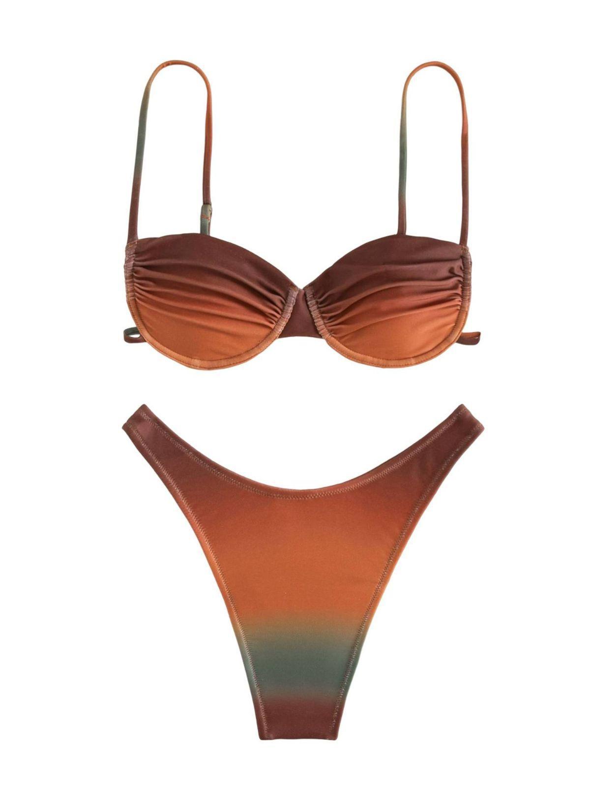 Eva Ombre Ombre Kahve İki Parçalı Bikini