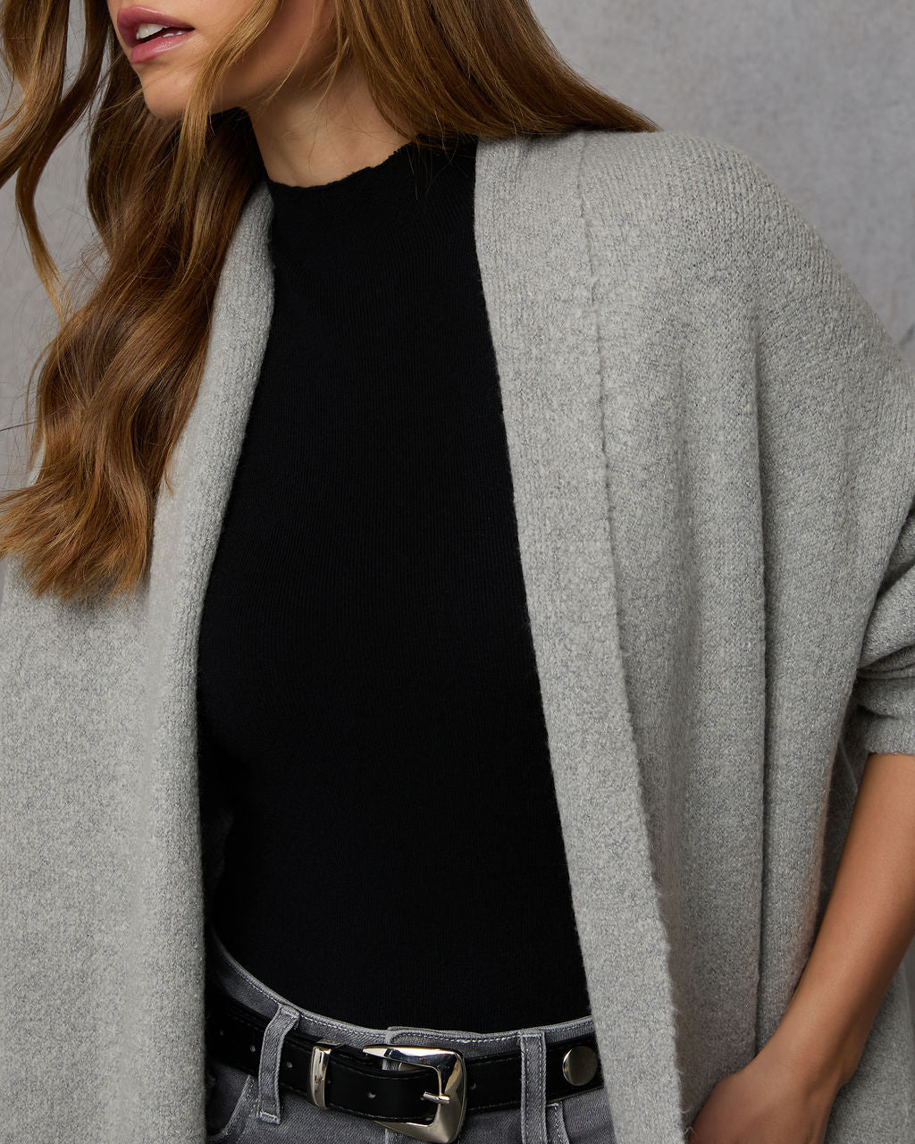 Strick-Strickjacke für Zuhause