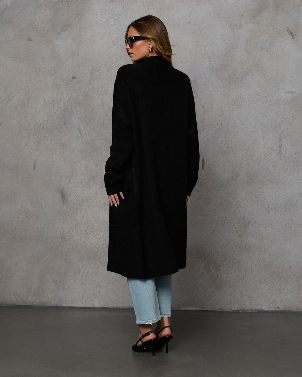Strick-Strickjacke für Zuhause