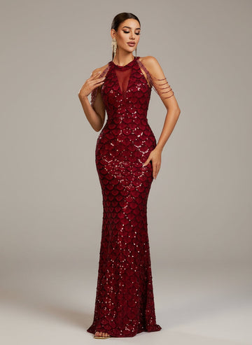Amaryllis Elegantes Meerjungfrauen-Maxikleid