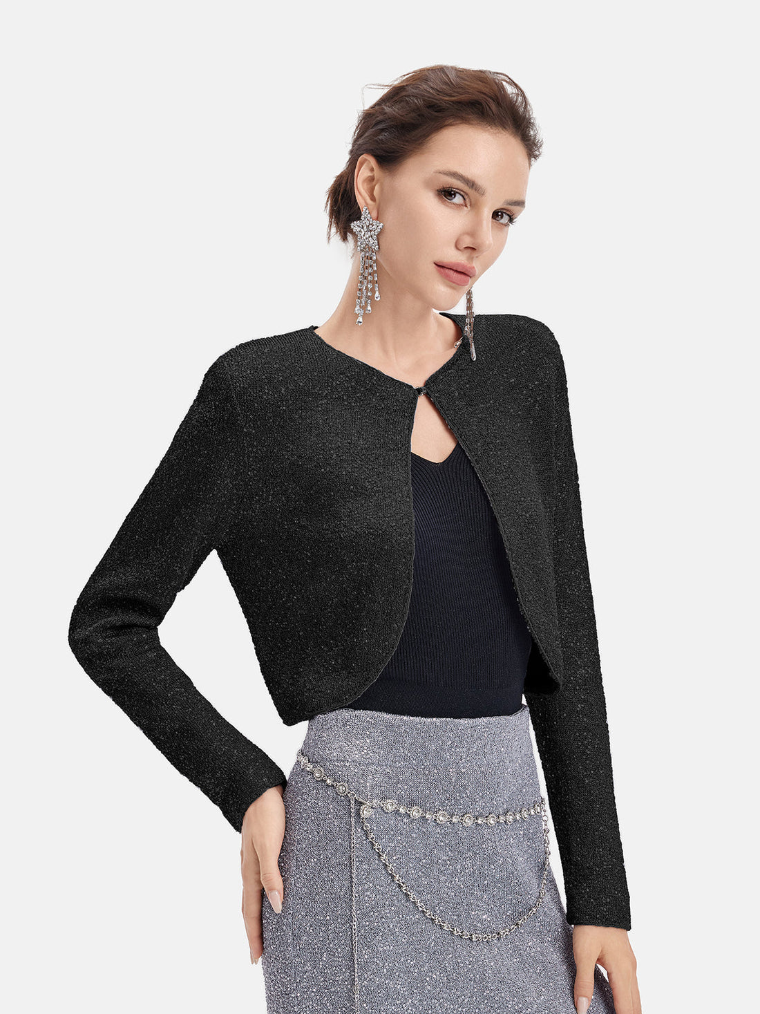 Galaxy Shimmering Knit Jacket
