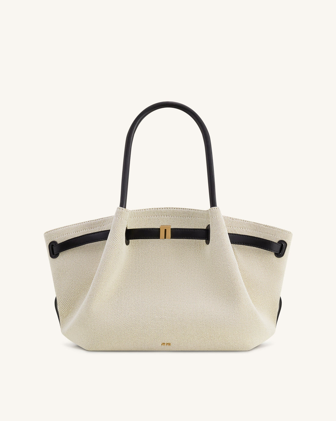 Hana Medium Tote Bag – Schwarzes Canvas