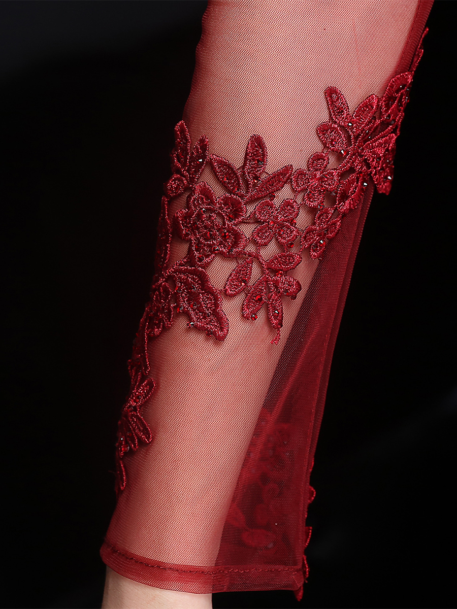 Ottoline Applikations-Maxikleid