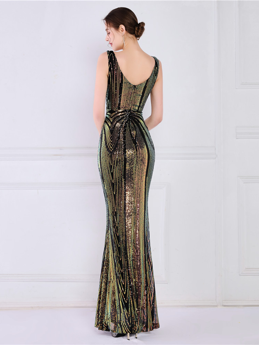 Talia Maxikleid mit V-Ausschnitt