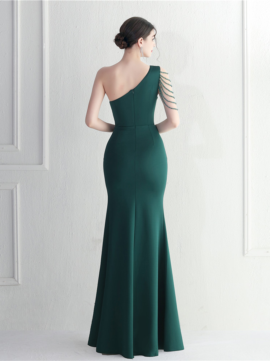 Saoirse One-Shoulder-Maxikleid