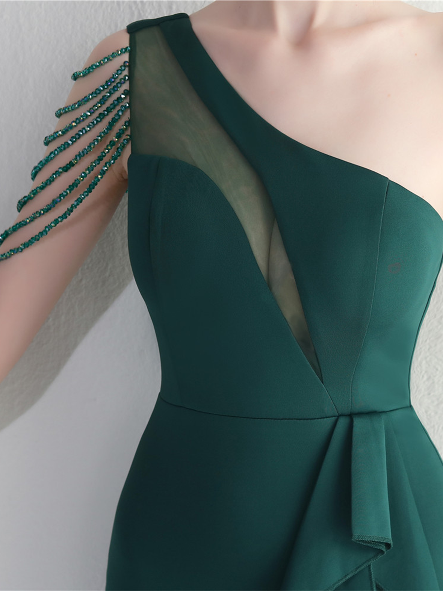 Saoirse One-Shoulder-Maxikleid
