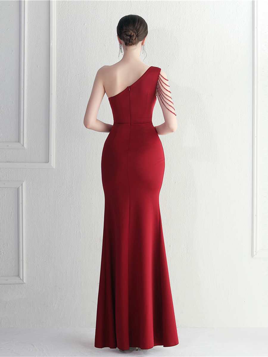 Saoirse One-Shoulder-Maxikleid