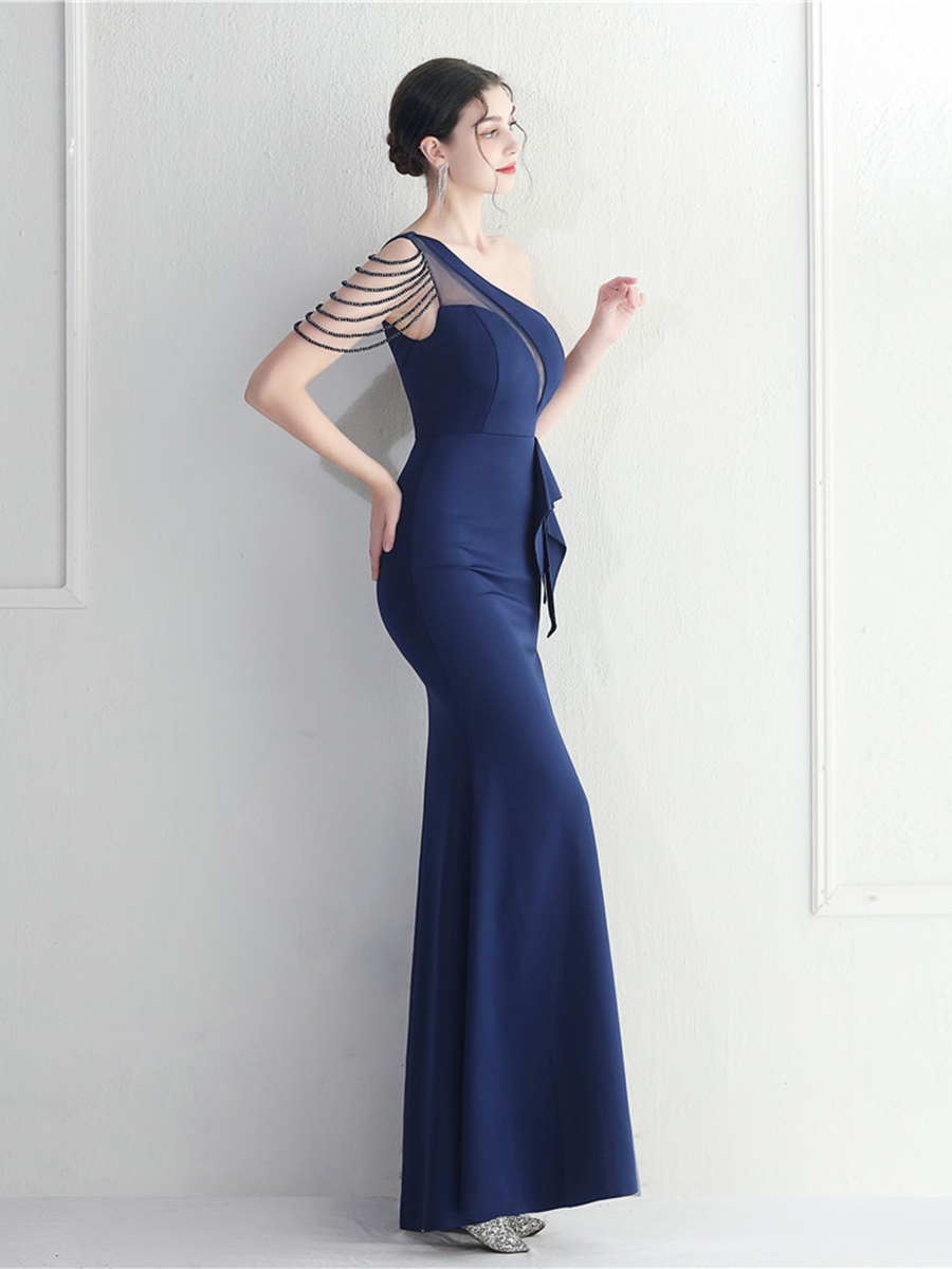 Saoirse One-Shoulder-Maxikleid
