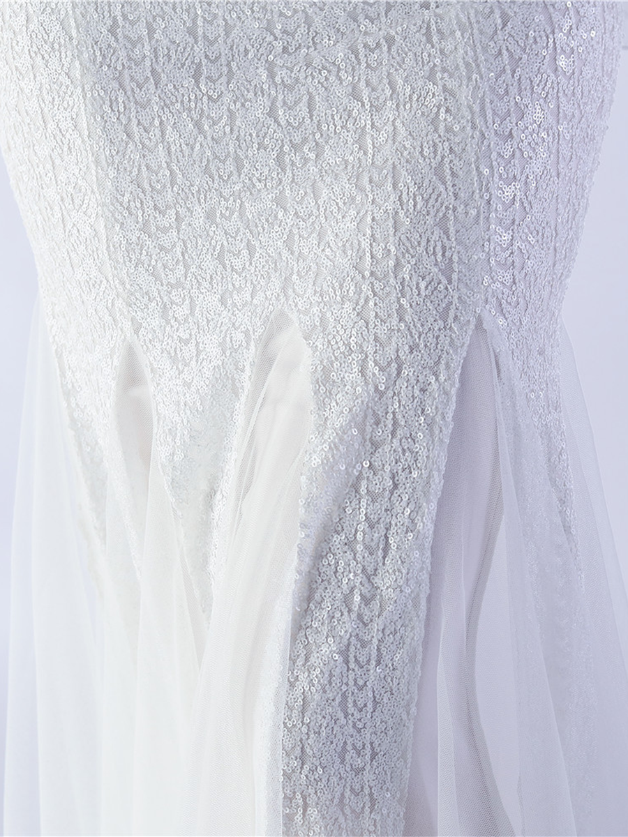 Cyra Ruffled Mermaid Elegant Maxi Dress