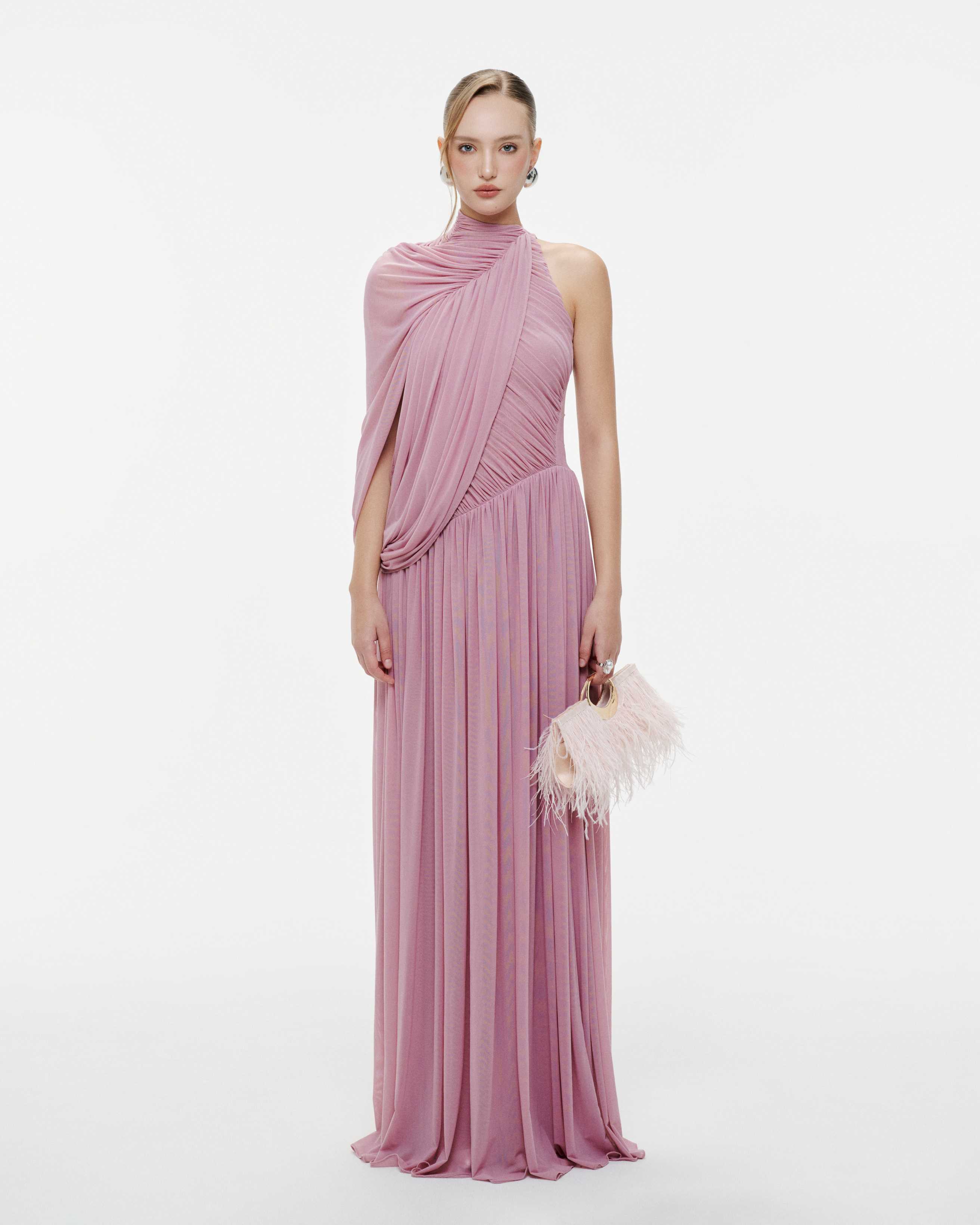 Thisbe Maxi Elbise- Gül Kurusu