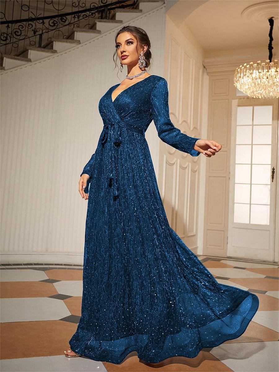 Seraphina Langarm-Maxikleid