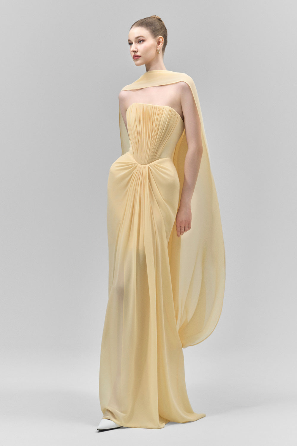 Marivelle Maxi Elbise -Sarı