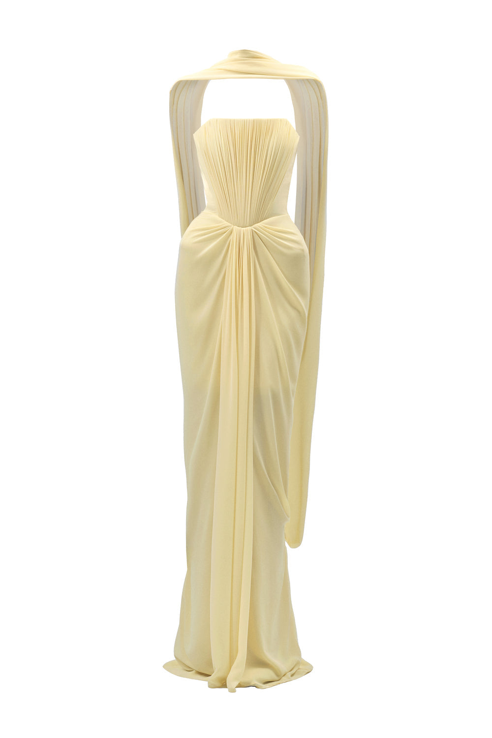 Marivelle Maxi Elbise -Sarı