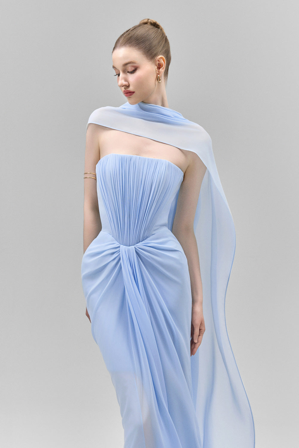 Marivelle Maxi Elbise-Mavi