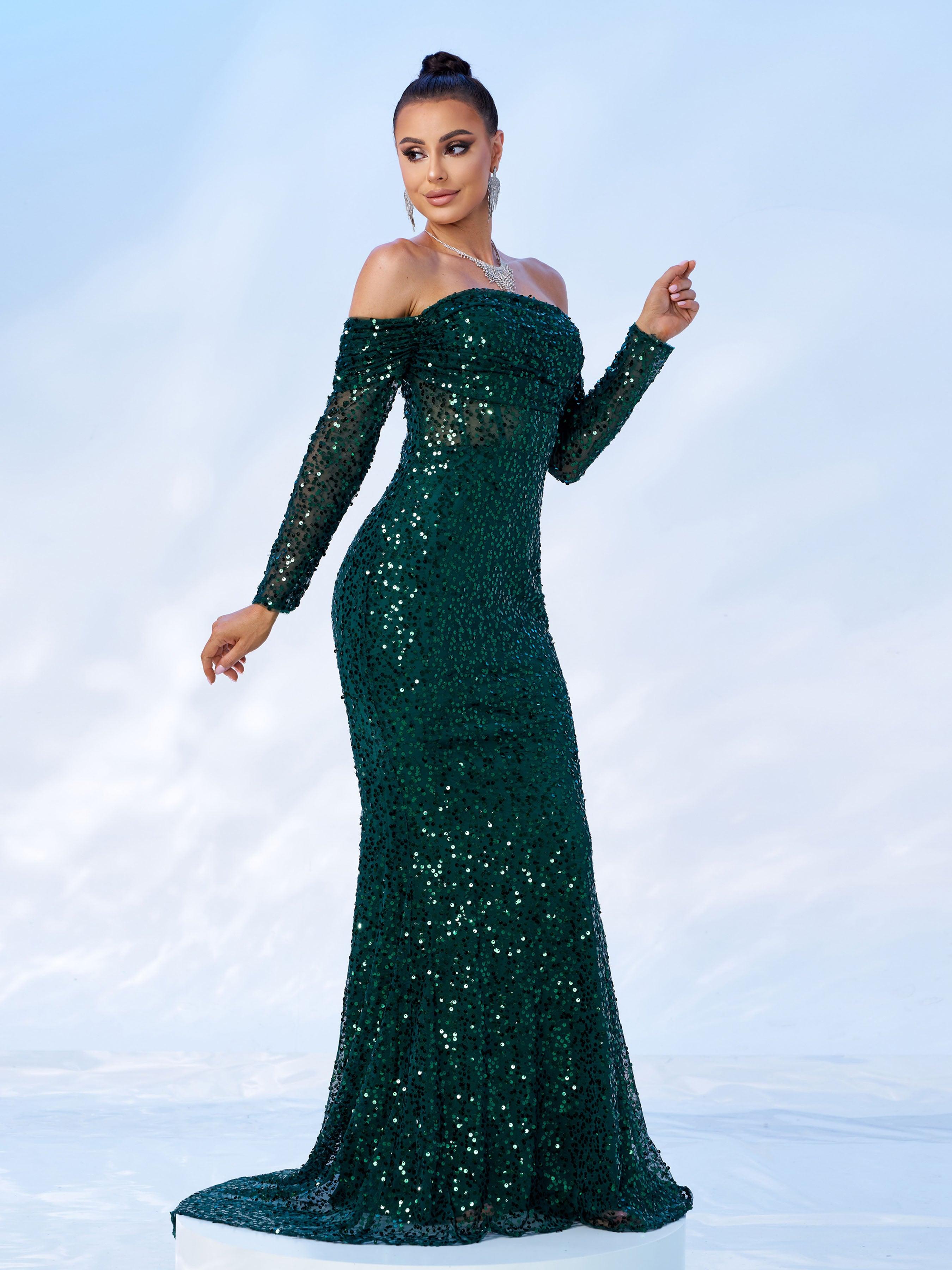Delphine Meerjungfrauen-Maxikleid