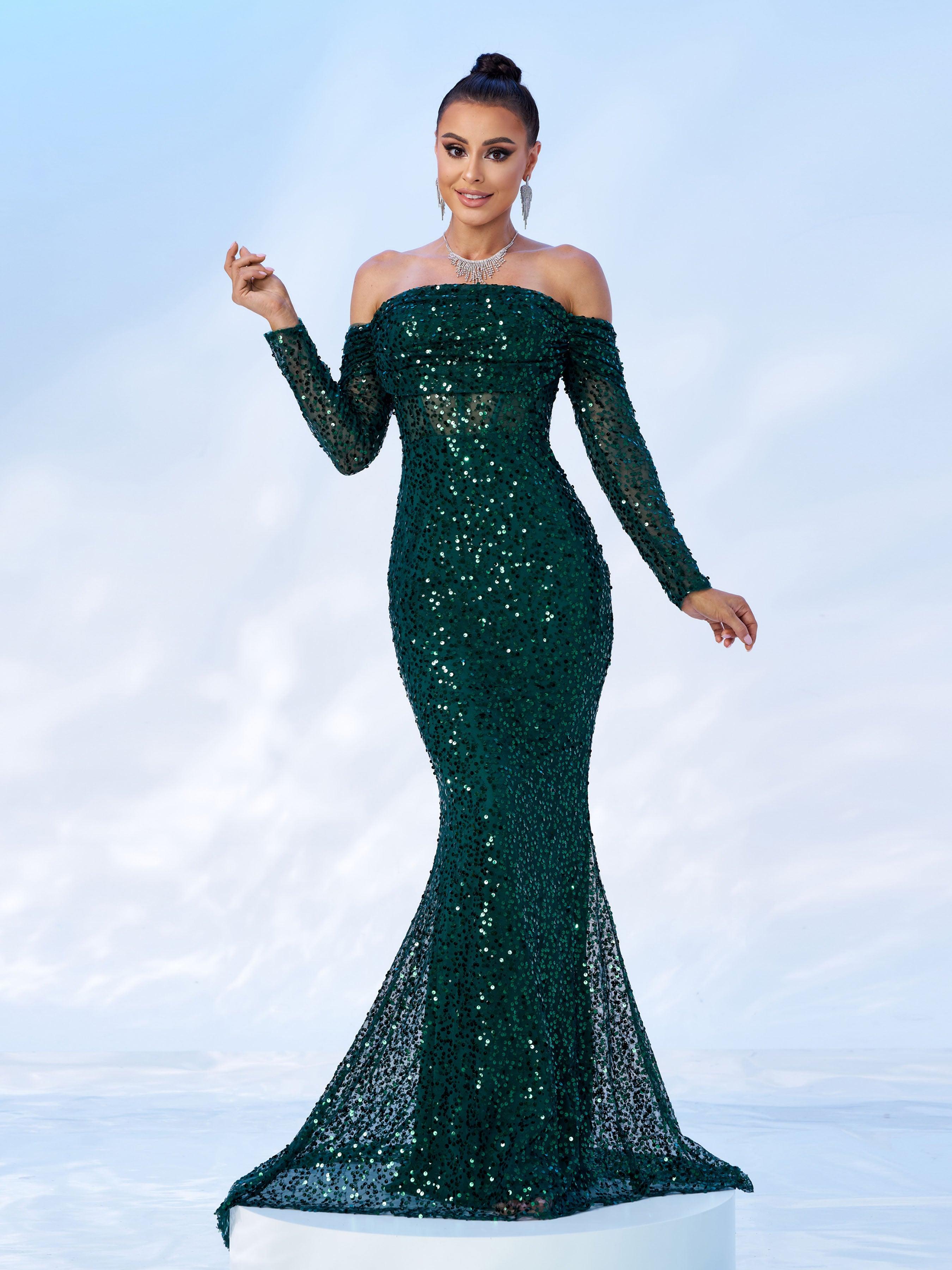 Delphine Meerjungfrauen-Maxikleid