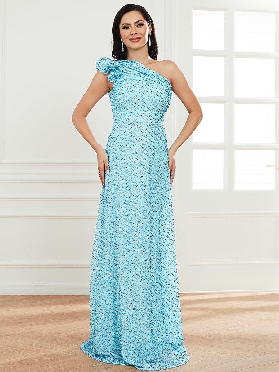 Fayre One-Shoulder-Maxikleid