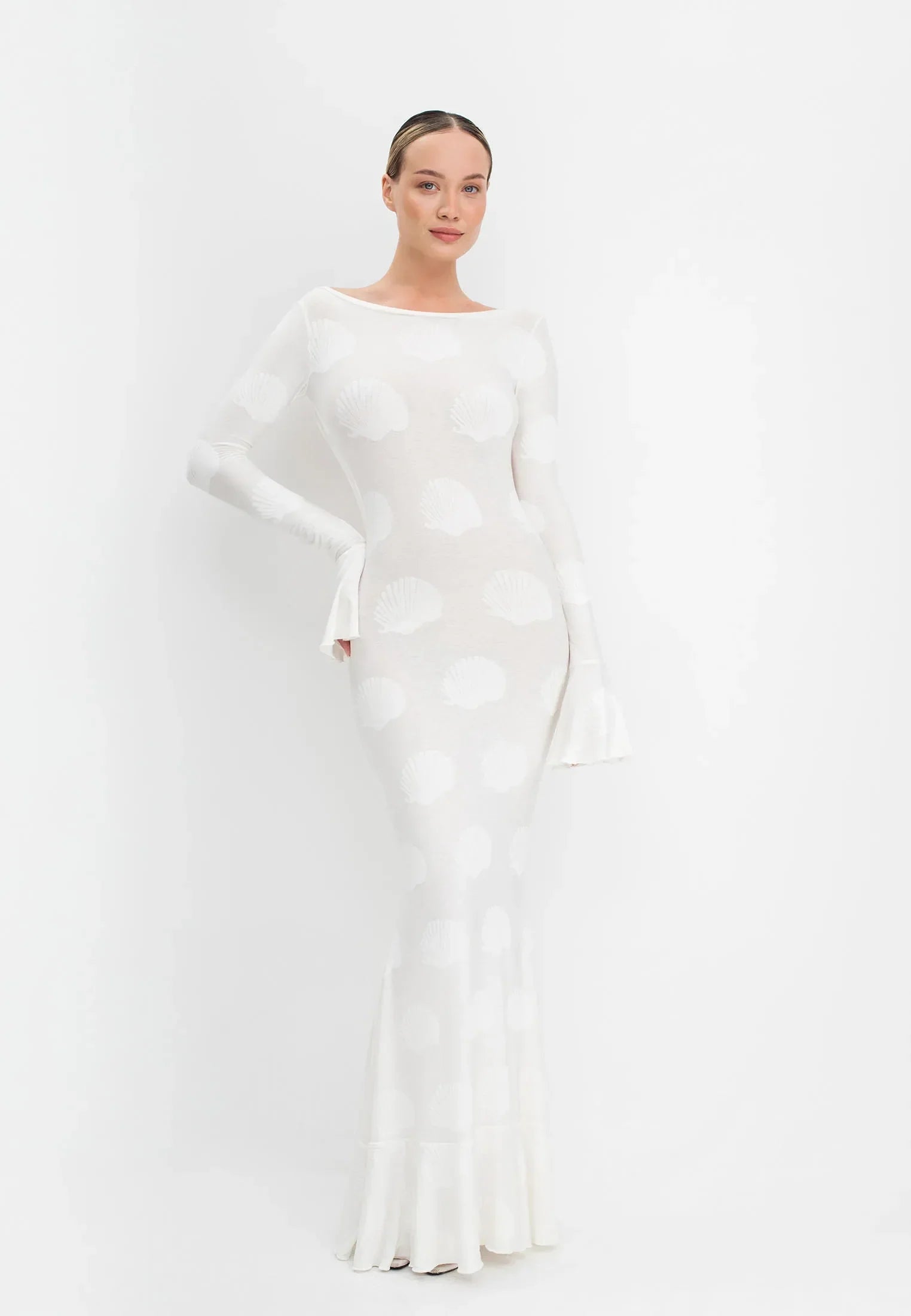 Juanita Şık Beyaz Elbise