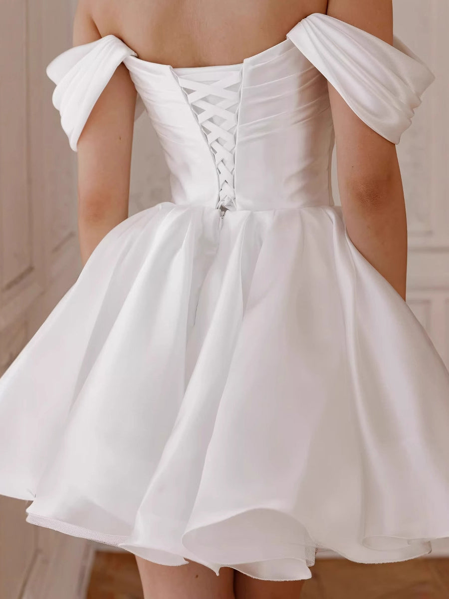 Nyx Draped Satin Mini Dress 